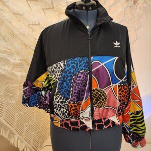 Adidas x RICH MNISI cropped track jacket - US XL